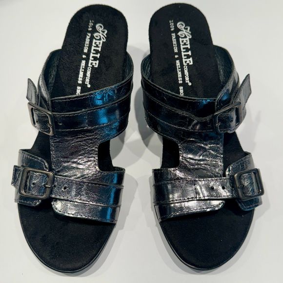 Helle Comfort 14004 Women's Slip-On Heel in Anthracite - Size 37 (6) - Picture 3 of 9